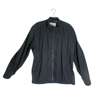 Orvis Men’s Lightweight Nylon Stretch Jacket Black Full Zip Outdoor Travel XL
